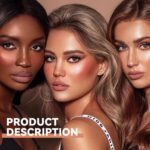 Face Highlight Stick, Cream Contour Sticks Shades with Highlighter & Blush, Non-greasy Long-wear Face Contouring Pen, Waterproof Shift-proof Lasting Glow Finish Highlighter Stick(#01) - Image 7