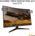 ASUS TUF Gaming 31.5” 1440P Curved HDR Gaming Monitor (VG32WQ3B) – QHD (2560 x 1440), 180Hz, 0.5ms, 1500R, Extreme Low Motion Blur, FreeSync, 90% DCI-P3, Shadow Boost, DisplayWidget, 3 yr Warranty - Image 4