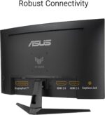 ASUS TUF Gaming 31.5” 1440P Curved HDR Gaming Monitor (VG32WQ3B) – QHD (2560 x 1440), 180Hz, 0.5ms, 1500R, Extreme Low Motion Blur, FreeSync, 90% DCI-P3, Shadow Boost, DisplayWidget, 3 yr Warranty - Image 7