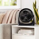 Amazon Basics Air Circulator Fan, Desk Fan for Bedroom, Home and Office, With 90-Degree Tilt Head, 3 Speed Settings, Lightweight (3 LBS), 35 Watts, Black, 11.1"W x 6.3"D x 10.9"H - Image 6