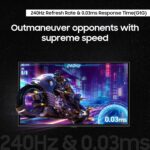 Samsung 27” Odyssey OLED G6 (G61SD) QHD & QD-OLED 240Hz 0.03ms FreeSync Premium Pro Gaming Monitor with Sleek Metal Design, 3 Year Warranty, US, LS27DG610SNXZA - Image 7