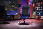 RESPAWN 800 Racing Style Gaming Rocker Chair, Rocking Gaming Chair, in Blue RSP 800 BLK BLU - Image 3