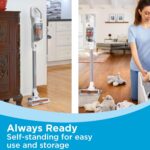 BLACK+DECKER POWERSERIES+ 20V MAX Cordless Stick Vacuum Cleaner with LED Floor Lights, Lightweight, Multi-Surface (BHFEA520J) , Gray - Image 8