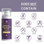 Neck and Decollete Firming Cream for Women - Neck Firming and Tightening Cream with Advanced Stem Cell, Peptides, Collagen & Hyaluronic Acid for Skin Tightening and Lifting, 3.38 fl oz - Image 6