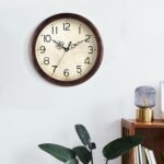 Wall Clock, Vintage Wall Clocks Battery Operated Quartz Silent Non-Ticking 8 Inch Retro Rustic Style Clock Decorative for Kitchen,Bathroom Home Office (Bronze) - Image 6