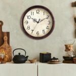 Wall Clock, Vintage Wall Clocks Battery Operated Quartz Silent Non-Ticking 8 Inch Retro Rustic Style Clock Decorative for Kitchen,Bathroom Home Office (Bronze) - Image 7