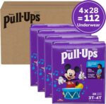 Pull-Ups Boys' Potty Training Pants, Size 3T-4T Training Underwear (32-40 lbs), 112 Count (4 Packs of 28), Packaging May Vary - Image 3