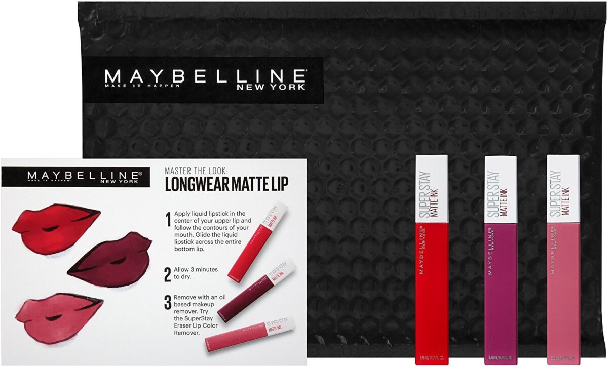 Maybelline NY Minute SuperStay Matte Ink Liquid Lipstick 3-Pack, Longwear Matte Lip, 3 count - Image 4