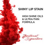 L'Oreal Paris Brilliant Signature Shiny Lip Stain Lipstick, Be Powerful 0.21 Fl Oz. - Image 8