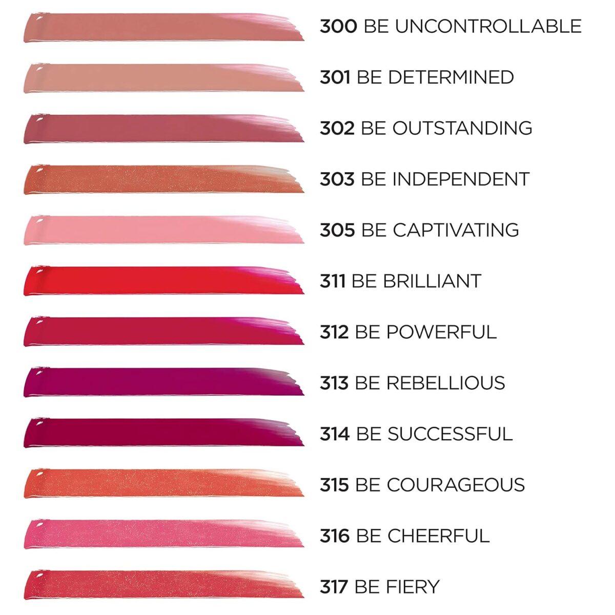 L'Oreal Paris Brilliant Signature Shiny Lip Stain Lipstick, Be Powerful 0.21 Fl Oz. - Image 9