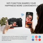 Yatao Digital Camera with WiFi, 64MP Photography and 4K 5K Vlogging Camera Kit for YouTube, Front and Rear Dual Camera for Convenient Selfie, Equipped with 64GB Micro Card - Image 5