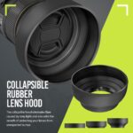 Ultra Deluxe Lens Kit for Canon Rebel T3, T5, T5i, T6, T6i, T7, T7i, EOS 80D, EOS 77D Cameras with Canon EF-S 18-55mm is II Lens - Includes: 7pc 58mm Filter Set + 58mm Wide Angle and Telephoto Lens - Image 8