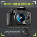 Ultra Deluxe Lens Kit for Canon Rebel T3, T5, T5i, T6, T6i, T7, T7i, EOS 80D, EOS 77D Cameras with Canon EF-S 18-55mm is II Lens - Includes: 7pc 58mm Filter Set + 58mm Wide Angle and Telephoto Lens - Image 9