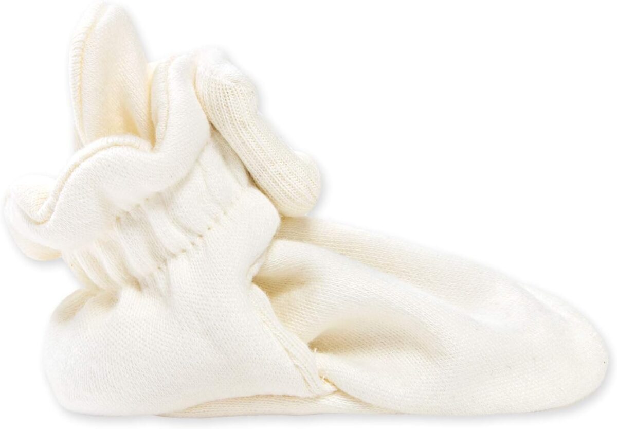 Burt's Bees Baby Newborn Essentials Unisex Organic Cotton Booties - Image 4