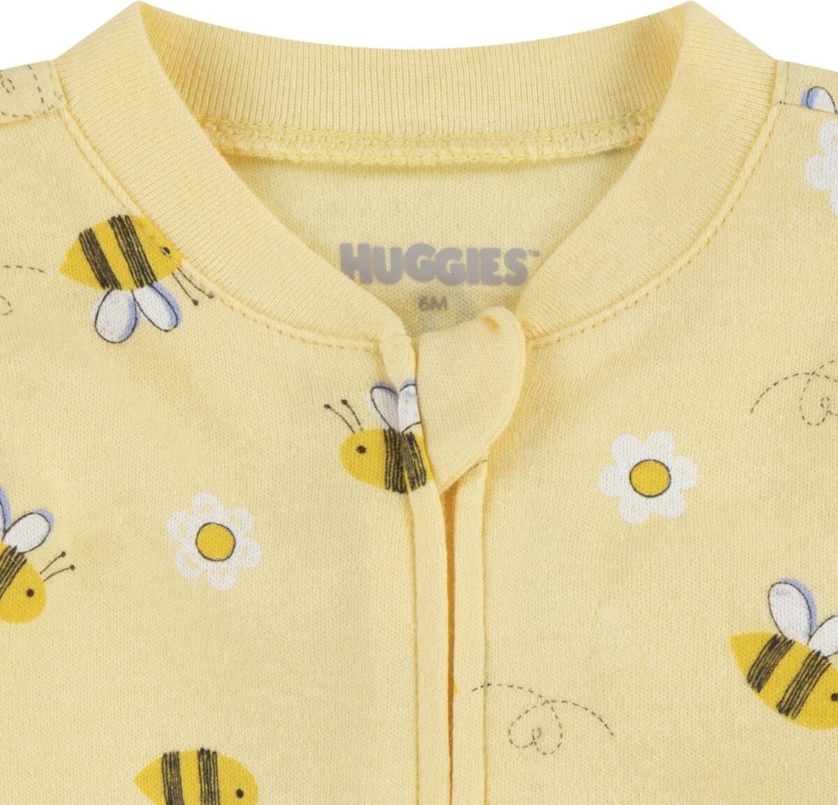 HUGGIES baby-girls Printed Footed Coverall - Image 4