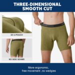 BAMBOO COOL Men's Underwear Breathable Boxer Briefs with Fly Moisture-Wicking Lightweight Underwear 7-Pack - Image 6