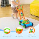 SLOOSH Bubble Lawn Mower Toddler Toys - Pretend Play Bubble Blower Machine Gardening Toy Leak-Proof for Indoor Outdoor Use, Push Toys Preschool Baby Boys Kids Halloween Birthday Gifts (Blue) - Image 6