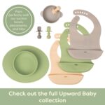 UpwardBaby Baby Spoons Self-Feeding with Anti-Choke Barrier - BPA-Free Silicone Utensils for Baby-Led Weaning & First-Stage Infant Spoons - 6+ Months and Toddler Friendly (3 Pack) - Image 10
