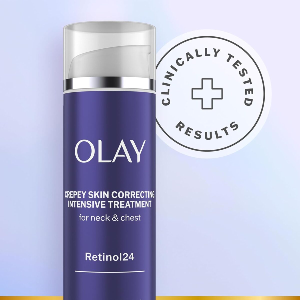 Olay Treatment Cream Intensive Crepey Skin Correcting for Neck & Chest with Retinol24, Vitamin B3 Complex, Deeply Hydrates, Renews & Smoothes Skin, 1.7 fl oz - Image 6