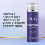 Olay Treatment Cream Intensive Crepey Skin Correcting for Neck & Chest with Retinol24, Vitamin B3 Complex, Deeply Hydrates, Renews & Smoothes Skin, 1.7 fl oz - Image 7