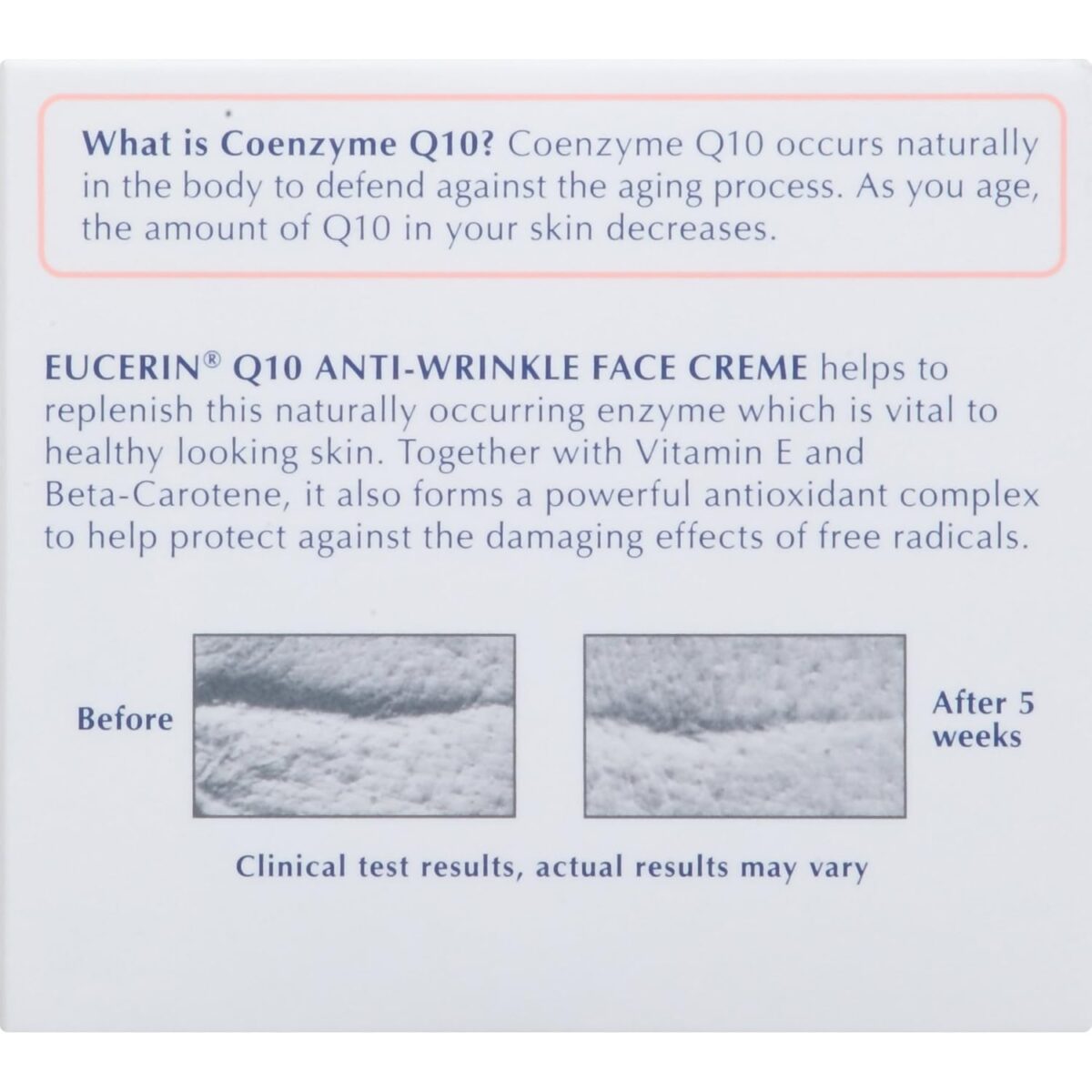 Eucerin Q10 Anti-Wrinkle Face Cream, Unscented Face Cream for Sensitive Skin, 1.7 Oz Jar - Image 17