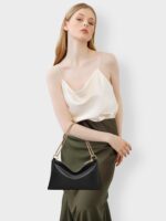 oscaurt Women's Evening Handbag Satin Shoulder Bag Purse for Prom Engagement Cocktail Party Wedding - Image 8