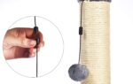 Amazon Basics Cat Scratcher - Indoor Classic Single Cat & Kittens Scratching Post, Medium (31.5"H) - Grey - Image 4