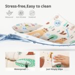 UANLAUO Foldable Baby Play Mat, Extra Large Waterproof Activity Playmats for Babies,Toddlers, Infants, Play & Tummy Time, Foam Baby Mat for Floor with Travel Bag (Bear(59x59x0.4inch)) - Image 4