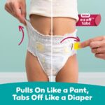 Pampers Diapers - Swaddlers 360° - Size 5, 116 Count, up to 100% Leakproof Comfy Dry Fit, Designed for Easy Changes, Pull On Baby Diaper (Packaging May Vary) - Image 8