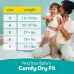 Pampers Diapers - Swaddlers 360° - Size 5, 116 Count, up to 100% Leakproof Comfy Dry Fit, Designed for Easy Changes, Pull On Baby Diaper (Packaging May Vary) - Image 10