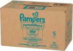 Pampers Diapers - Swaddlers 360° - Size 5, 116 Count, up to 100% Leakproof Comfy Dry Fit, Designed for Easy Changes, Pull On Baby Diaper (Packaging May Vary) - Image 14