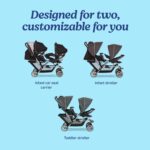 Graco DuoGlider Double Stroller | Lightweight Double Stroller with Tandem Seating, Glacier - Image 3