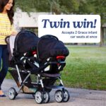 Graco DuoGlider Double Stroller | Lightweight Double Stroller with Tandem Seating, Glacier - Image 4