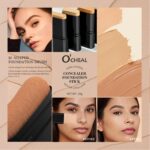 O'CHEAL Face Foundation Contour Stick Long-wear Lightweight Brighten Stick Blemish Contouring Face Concealer Beauty Makeup 04#WHEAT - Image 3