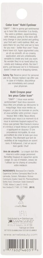 wet n wild Color Icon Kohl Eyeliner Pencil, Rich Hyper-Pigmented Color, Smooth Creamy Application, Long-Wearing Matte Finish Versatility, Cruelty-Free - Simma Brown Now! (Packaged) - Image 4