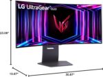 LG 34GS95QE 34-inch Ultragear OLED Curved Gaming Monitor WQHD 1440p 800R 240Hz 0.03ms AMD FreeSync Premium Pro NVIDIA G-Sync HDMI 2.1 DisplayPort Tilt/Height/Swivel Stand Black - Image 14
