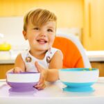 Munchkin Stay Put Suction Bowls for Baby and Toddler, 3 Pack, Blue/Green/Purple - Image 5