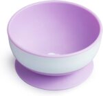 Munchkin Stay Put Suction Bowls for Baby and Toddler, 3 Pack, Blue/Green/Purple - Image 7