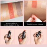 3 Pcs Contour Stick Makeup Kit, Shades with Cream Bronzer Contour, Highlighter and Blush Stick, Easy Sculpt the Cheeks Non-greasy, Waterproof Long-lasting Matte Dewy Effect for Face Makeup - Image 7