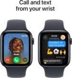 Apple Watch SE (2nd Gen) [GPS 44mm] Smartwatch with Midnight Aluminum Case with Midnight Sport Band M/L. Fitness and Sleep Trackers, Crash Detection, Heart Rate Monitor, Retina Display - Image 5