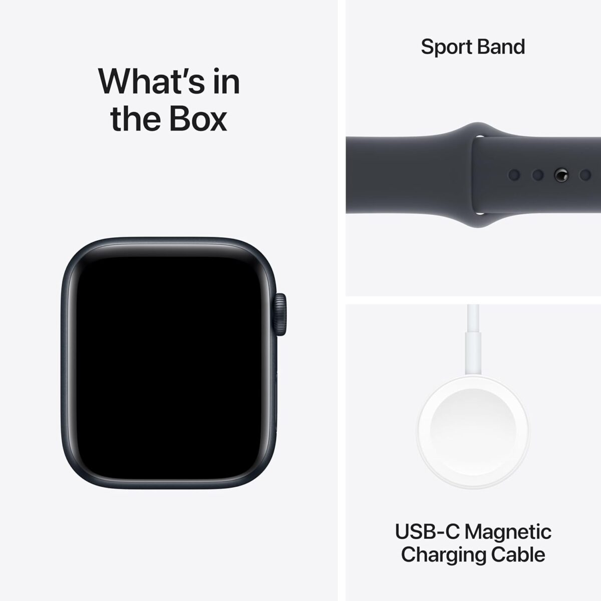 Apple Watch SE (2nd Gen) [GPS 44mm] Smartwatch with Midnight Aluminum Case with Midnight Sport Band M/L. Fitness and Sleep Trackers, Crash Detection, Heart Rate Monitor, Retina Display - Image 7