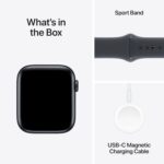 Apple Watch SE (2nd Gen) [GPS 44mm] Smartwatch with Midnight Aluminum Case with Midnight Sport Band M/L. Fitness and Sleep Trackers, Crash Detection, Heart Rate Monitor, Retina Display - Image 7