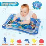 Infinno Inflatable Tummy Time Mat Premium Baby Water Play Mat for Infants and Toddlers Baby Toys for 3 to 24 Months, Strengthen Your Baby's Muscles, Portable - Image 5