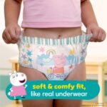 Pampers Training Pants - Easy Ups Girls & Boys - Size 5T-6T, 84 Count, Peppa Pig Potty Underwear (Packaging May Vary) - Image 4