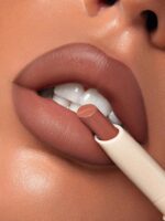 SHEGLAM 2 In 1 Matte Lip Liner and Long Lasting Lipstick Set Makeup - Deep Caramel - Image 6