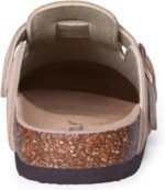 Genuine Suede Clogs for Women Men Soft Cork Footbed Leather Mules Comfort Potato Shoes with Arch Support - Image 5