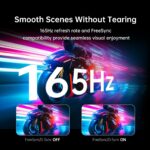 KTC 34 Inch Ultrawide Monitor, 165Hz WQHD 3440X1440 Curved Gaming Monitor, 1500R PC Monitor, HDR, FreeSync & G-Sync, HDMI, DisplayPort, VESA, Tilt Swivel Height Pivot Adjustment, H34S18S - Image 3