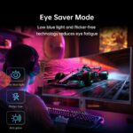 KTC 34 Inch Ultrawide Monitor, 165Hz WQHD 3440X1440 Curved Gaming Monitor, 1500R PC Monitor, HDR, FreeSync & G-Sync, HDMI, DisplayPort, VESA, Tilt Swivel Height Pivot Adjustment, H34S18S - Image 7