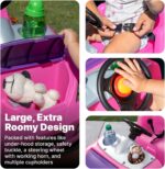 Step2 Whisper Ride II Kids Push Cars, Ride On Car, Seat Belt, Horn, Toddlers Ages 1.5 – 4 Years Old, Max Weight 50 lbs., Quick Storage, Stroller Substitute, Pink - Image 5