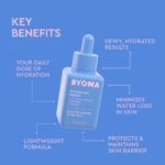 BYOMA Hydrating Serum - Moisturizing Facial Serum with Squalane, Glycerin & Ceramides - Hydrating for Glowing, Dewy Skin - 1.01 fl. oz - Image 4